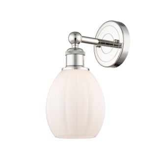 A thumbnail of the Innovations Lighting 616-1W-13-6 Eaton Sconce Polished Nickel / Matte White