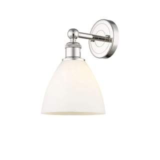 A thumbnail of the Innovations Lighting 616-1W-12-8 Bristol Sconce Polished Nickel / Matte White