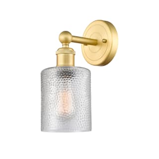 A thumbnail of the Innovations Lighting 616-1W-12-5 Cobbleskill Sconce Satin Gold / Clear