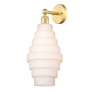 A thumbnail of the Innovations Lighting 616-1W-20-8 Cascade Sconce Satin Gold / White