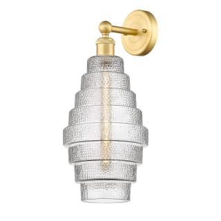 A thumbnail of the Innovations Lighting 616-1W-20-8 Cascade Sconce Satin Gold / Clear