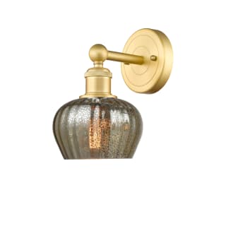 A thumbnail of the Innovations Lighting 616-1W-10-7 Fenton Sconce Satin Gold / Mercury