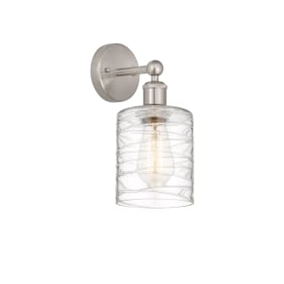 A thumbnail of the Innovations Lighting 616-1W-12-5 Cobbleskill Sconce Brushed Satin Nickel / Deco Swirl
