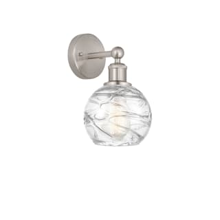 A thumbnail of the Innovations Lighting 616-1W-11-6 Athens Sconce Brushed Satin Nickel / Clear Deco Swirl