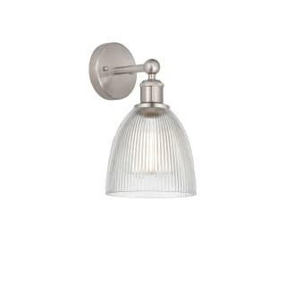 A thumbnail of the Innovations Lighting 616-1W-12-6 Castile Sconce Brushed Satin Nickel / Clear
