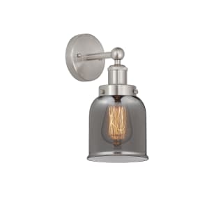 A thumbnail of the Innovations Lighting 616-1W-10-7 Bell Sconce Brushed Satin Nickel / Plated Smoke