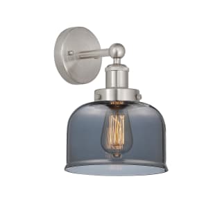 A thumbnail of the Innovations Lighting 616-1W-10-7-L Bell Sconce Brushed Satin Nickel / Plated Smoke