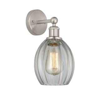 A thumbnail of the Innovations Lighting 616-1W-13-6 Eaton Sconce Brushed Satin Nickel / Clear