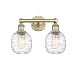 A thumbnail of the Innovations Lighting 616-2W-12-15 Belfast Vanity Antique Brass / Deco Swirl