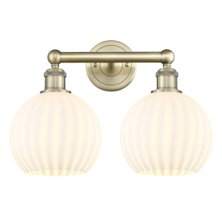 A thumbnail of the Innovations Lighting 616-2W 12 17 White Venetian Vanity Antique Brass