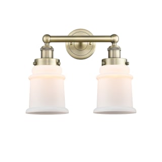 A thumbnail of the Innovations Lighting 616-2W-13-15 Canton Vanity Antique Brass / Matte White