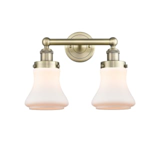 A thumbnail of the Innovations Lighting 616-2W-10-16 Bellmont Vanity Antique Brass / Matte White