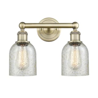 A thumbnail of the Innovations Lighting 616-2W-12-14 Caledonia Vanity Antique Brass / Mica