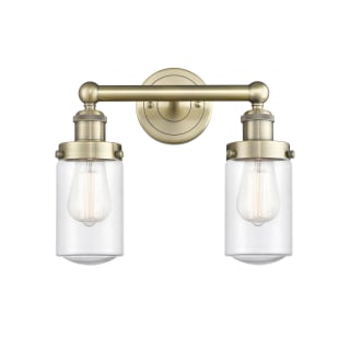 A thumbnail of the Innovations Lighting 616-2W-10-16 Dover Vanity Antique Brass / Seedy