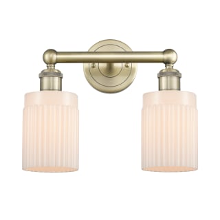 A thumbnail of the Innovations Lighting 616-2W-12-14 Hadley Vanity Antique Brass / Matte White
