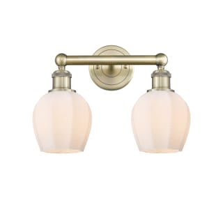 A thumbnail of the Innovations Lighting 616-2W-11-15 Norfolk Vanity Antique Brass / Matte White