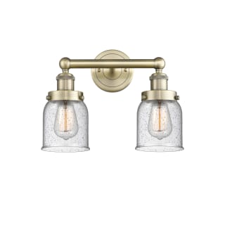 A thumbnail of the Innovations Lighting 616-2W-10-16 Bell Vanity Antique Brass / Seedy