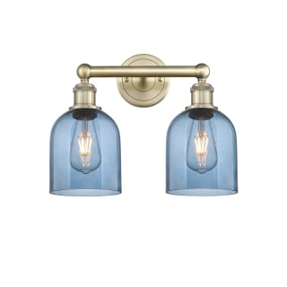 A thumbnail of the Innovations Lighting 616-2W 12 15 Bella Vanity Antique Brass / Princess Blue