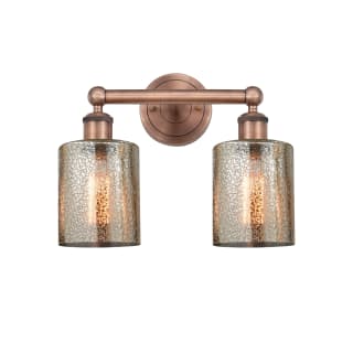 A thumbnail of the Innovations Lighting 616-2W-12-14 Cobbleskill Vanity Antique Copper / Mercury