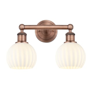 A thumbnail of the Innovations Lighting 616-2W 10 15 White Venetian Vanity Antique Copper