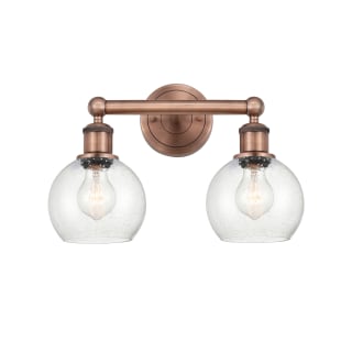 A thumbnail of the Innovations Lighting 616-2W-11-15 Athens Vanity Antique Copper / Seedy