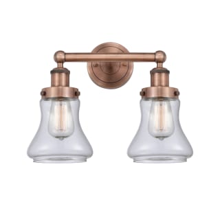 A thumbnail of the Innovations Lighting 616-2W-10-16 Bellmont Vanity Antique Copper / Clear