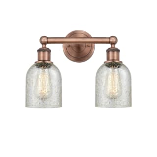 A thumbnail of the Innovations Lighting 616-2W-12-14 Caledonia Vanity Antique Copper / Mica