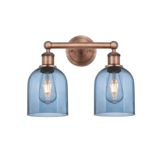 A thumbnail of the Innovations Lighting 616-2W 12 15 Bella Vanity Antique Copper / Princess Blue