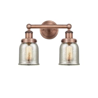 A thumbnail of the Innovations Lighting 616-2W-10-16 Bell Vanity Antique Copper / Silver Plated Mercury