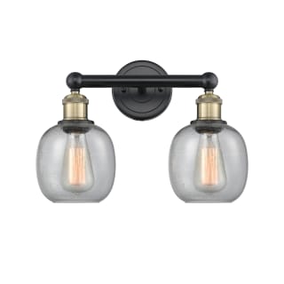 A thumbnail of the Innovations Lighting 616-2W-12-15 Belfast Vanity Black Antique Brass / Seedy