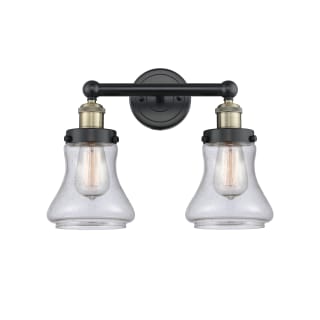 A thumbnail of the Innovations Lighting 616-2W-10-16 Bellmont Vanity Black Antique Brass / Seedy