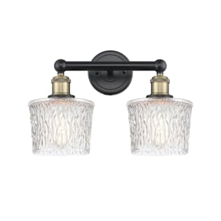 A thumbnail of the Innovations Lighting 616-2W-11-16 Niagra Vanity Black Antique Brass / Clear