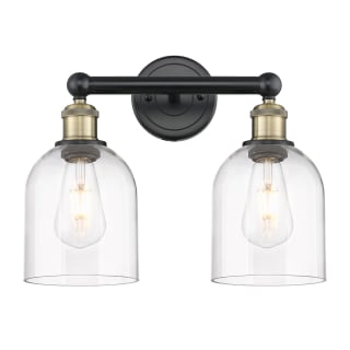 A thumbnail of the Innovations Lighting 616-2W 12 15 Bella Vanity Black Antique Brass / Clear