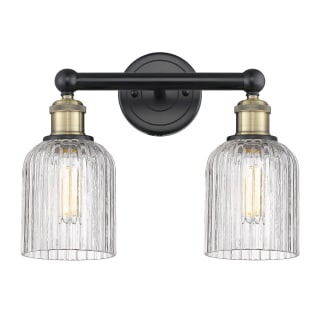 A thumbnail of the Innovations Lighting 616-2W 11 14 Bridal Veil Vanity Black Antique Brass