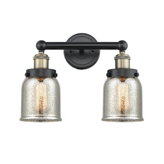 A thumbnail of the Innovations Lighting 616-2W-10-16 Bell Vanity Black Antique Brass / Silver Plated Mercury