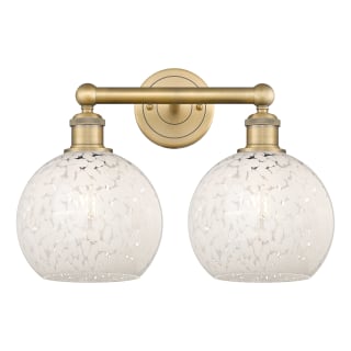 A thumbnail of the Innovations Lighting 616-2W 12 17 White Mouchette Vanity Brushed Brass