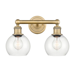 A thumbnail of the Innovations Lighting 616-2W-11-15 Athens Vanity Brushed Brass / Clear