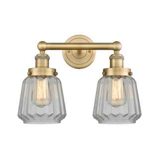 A thumbnail of the Innovations Lighting 616-2W-10-16 Chatham Vanity Brushed Brass / Clear