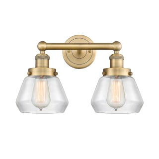 A thumbnail of the Innovations Lighting 616-2W-10-16 Fulton Vanity Brushed Brass / Clear