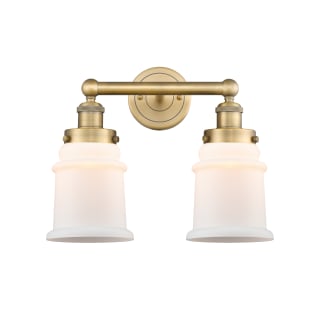 A thumbnail of the Innovations Lighting 616-2W-13-15 Canton Vanity Brushed Brass / Matte White