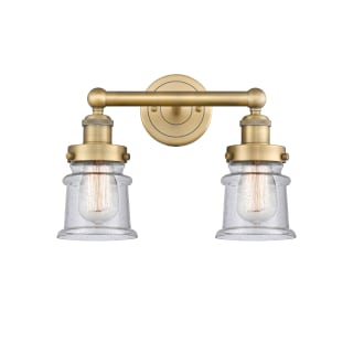 A thumbnail of the Innovations Lighting 616-2W-11-14 Canton Vanity Brushed Brass / Seedy