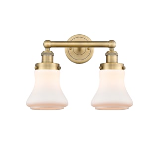 A thumbnail of the Innovations Lighting 616-2W-10-16 Bellmont Vanity Brushed Brass / Matte White