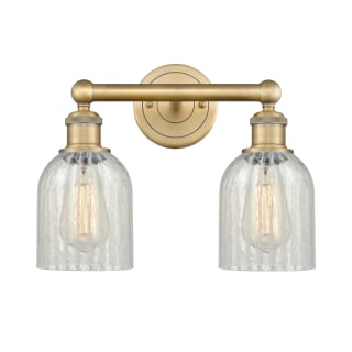 A thumbnail of the Innovations Lighting 616-2W-12-14 Caledonia Vanity Brushed Brass / Mouchette