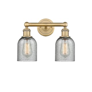 A thumbnail of the Innovations Lighting 616-2W-12-14 Caledonia Vanity Brushed Brass / Charcoal