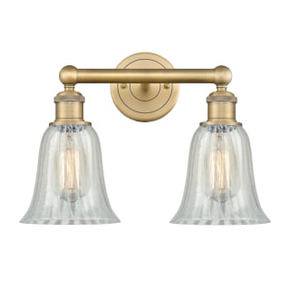 A thumbnail of the Innovations Lighting 616-2W-14-15 Hanover Vanity Brushed Brass / Mouchette