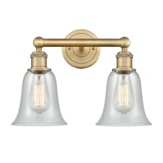 A thumbnail of the Innovations Lighting 616-2W-14-15 Hanover Vanity Brushed Brass / Fishnet