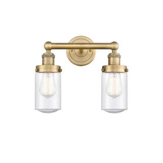 A thumbnail of the Innovations Lighting 616-2W-10-16 Dover Vanity Brushed Brass / Seedy