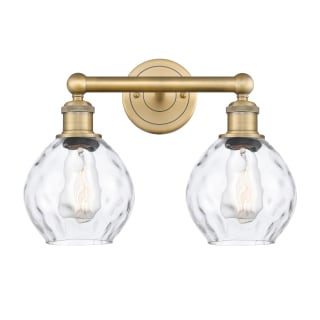 A thumbnail of the Innovations Lighting 616-2W-11-15 Waverly Vanity Brushed Brass / Clear