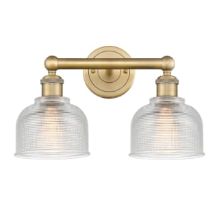 A thumbnail of the Innovations Lighting 616-2W-11-15 Dayton Vanity Brushed Brass / Clear