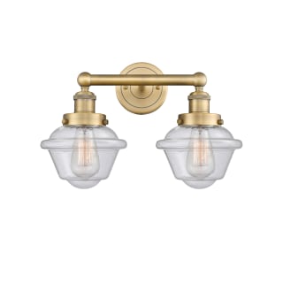 A thumbnail of the Innovations Lighting 616-2W-10-16 Oxford Vanity Brushed Brass / Seedy